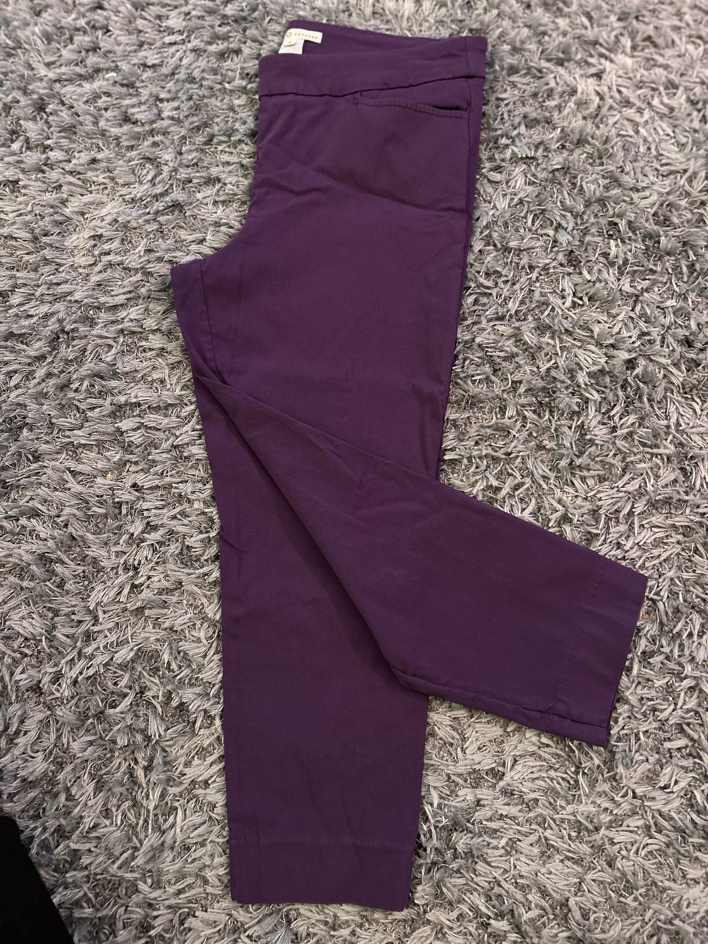 Cleo Petites Purple Women’s Stretch Capris